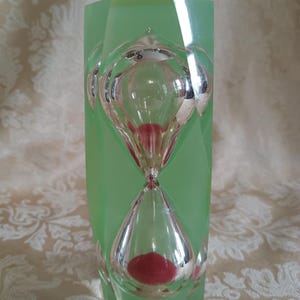 Lucite Hourglass - Etsy