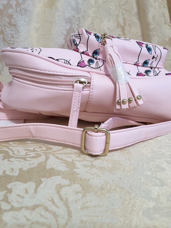 OMG Accessories Small Pink Kitty Back Pack Purse … - image 7