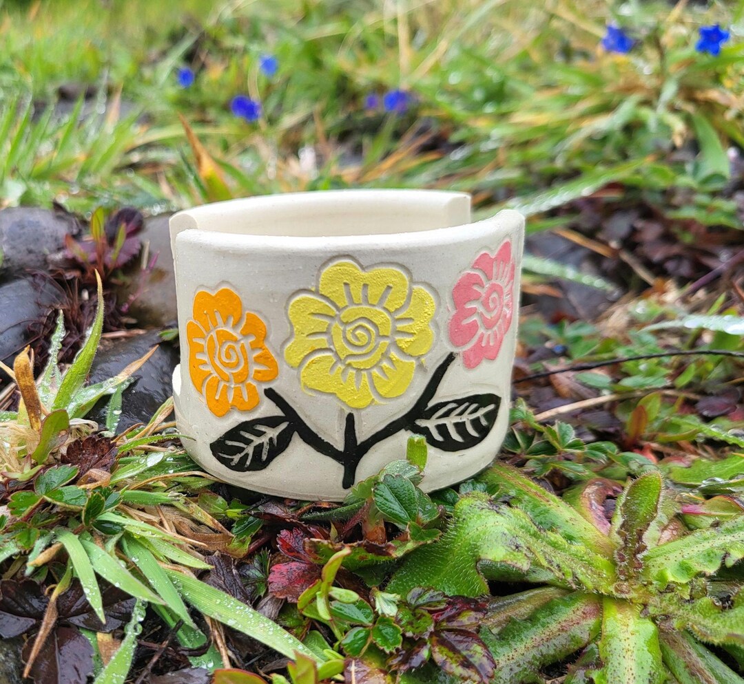 Sponge Spring Flowers Spring Flowers Sponge Holder - Etsy