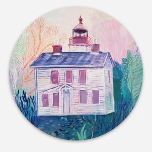 Yaquina Bay Lighthouse Sticker