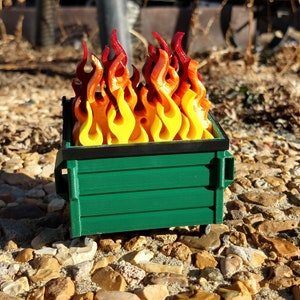 Dumpster Fire Ornament, Gift Box or Kit