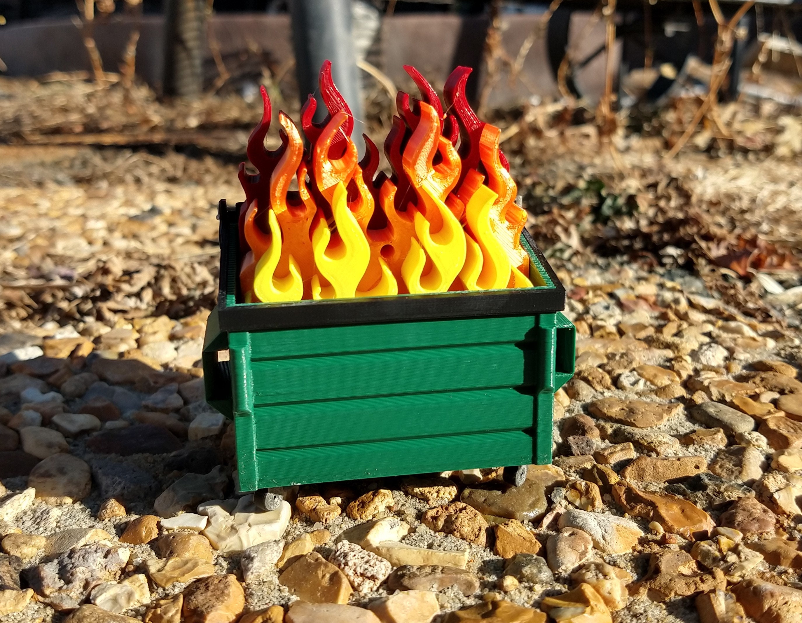 Dumpster Fire Ornament Gift Box or Kit Etsy