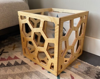 Hex Vinyl Record Storage Crate