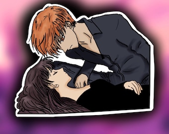 Fruits Basket Sticker: Kyo and Tohru Anime Waterproof Decal - Etsy