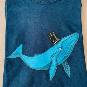 Dastardly Dapper Whale T-shirt