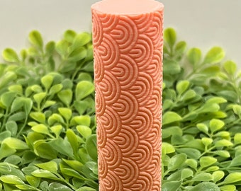 Arch pattern clay roller, clay texture roller, embossing roller, fondant texture roller, clay tool