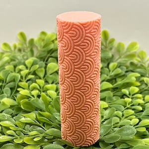 Arch pattern clay roller, clay texture roller, embossing roller, fondant texture roller, clay tool image 1