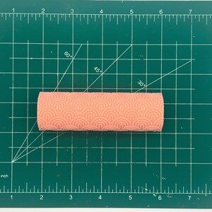 Arch pattern clay roller, clay texture roller, embossing roller, fondant texture roller, clay tool image 3