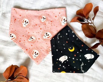 Spooky Bandana - Reversible Snap-On Pet Bandana