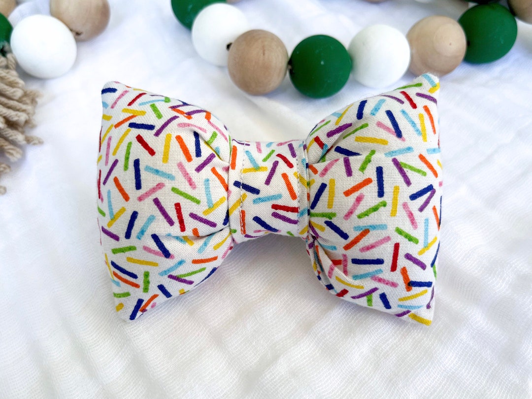 Sprinkles Bow Tie Hook and Loop Closure Pet Bow - Etsy Österreich