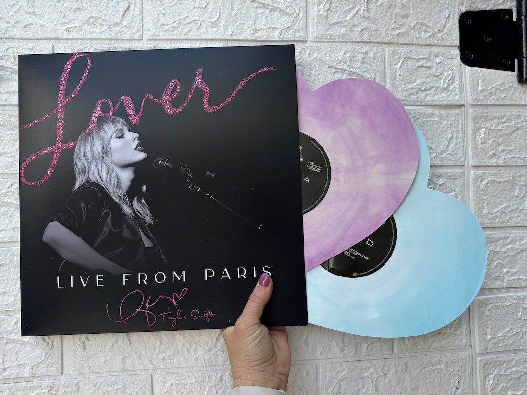 Lover Live From Paris Heart Vinyl CUSTOM SLEEVE Etsy