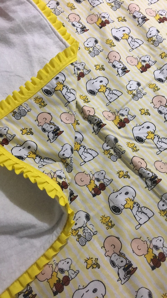 snoopy baby blanket