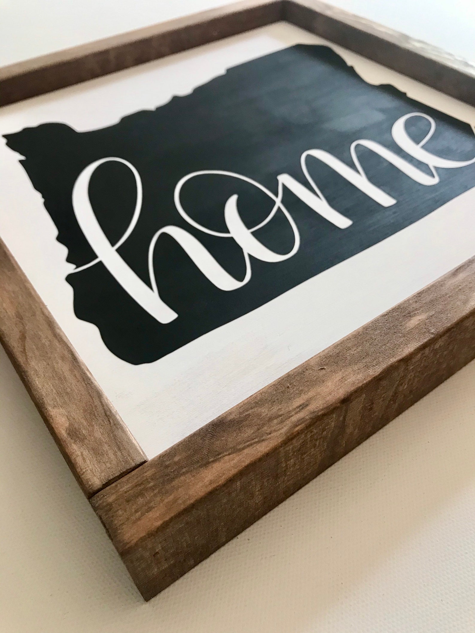 Oregon Home Sign Oregon Wood Sign Oregon State Sign State Etsy