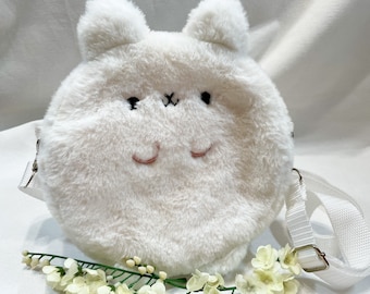 Cute Bunny Bag | White Bunny Bag | Kawaii Bunny Bag | Bunny Purse | Cute Purse | Animal Shaped Bag | Bunny Shaped Bag | Soft Bag