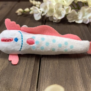 Oarfish Keychain | Cute Plush Fish | Cute Oarfish Keychain | Deep Sea Keychain |  Plush Keychain | Doom Fish