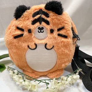 Cute Tiger Bag | Orange Tiger Bag | Kawaii Tiger Bag | Tiger Purse | Cute Purse | Animal Shaped Bag | Tiger Shaped Bag | Soft Bag