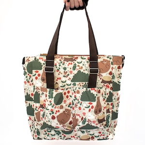 R&D.M.CO- BROWN BEARS TOTE BAG | ANOUCK