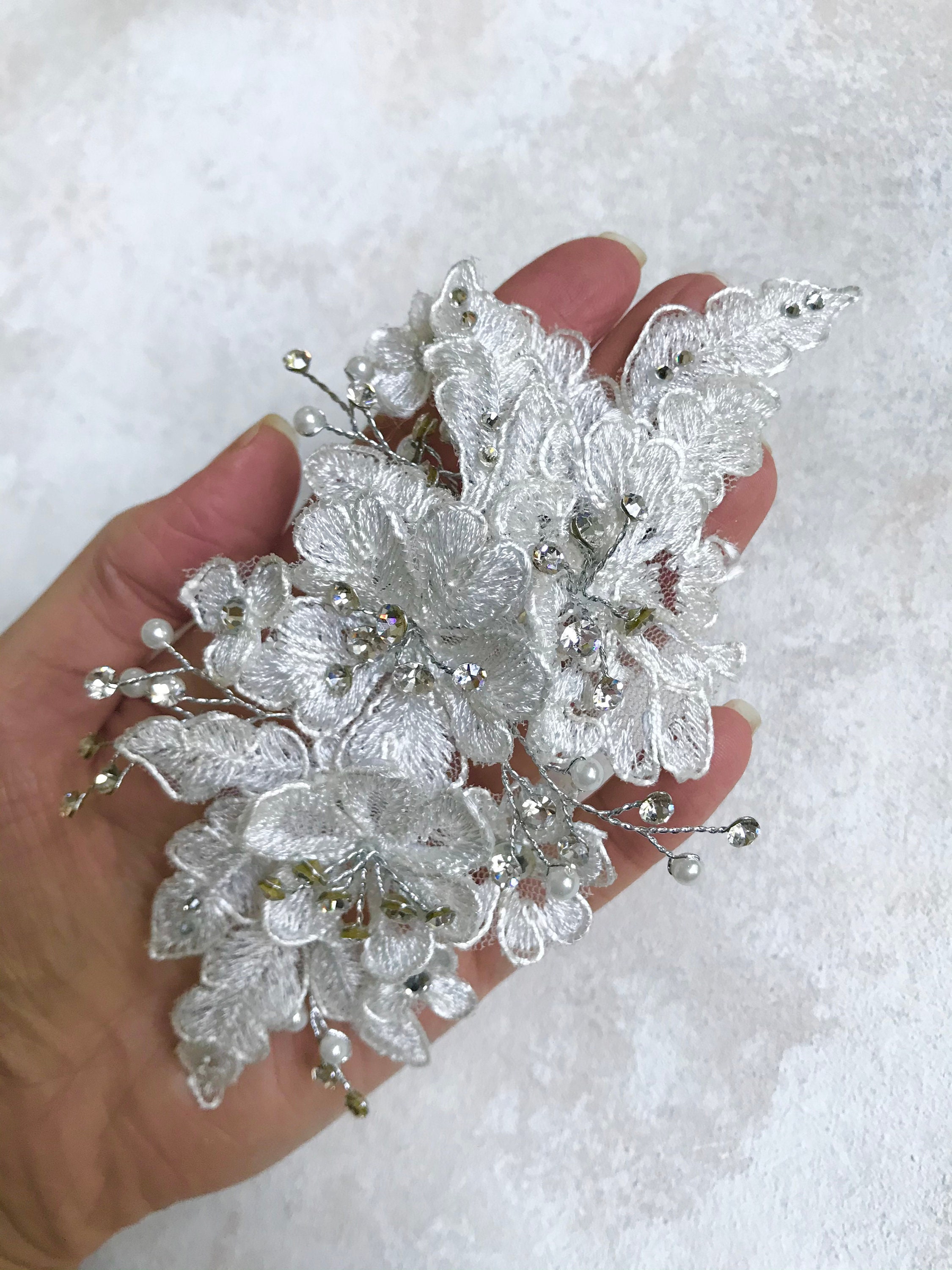 Vintage Style Bridal Hair Clip Bridal Hair Accessory Etsy UK