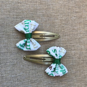Girl Scouts Fabric Bow Hair Clip Barette