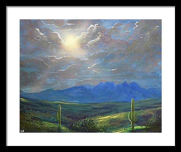 Southwest Wall Art Four Peaks Painting Phoenix Area Print - Etsy