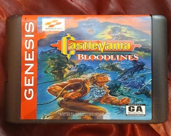 Castlevania: Bloodlines Sega Genesis Cartridge TYLKO Zobacz zdjęcia LQQK