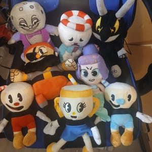 Cuphead Plush Plushies Stuffed Cute Gamer Gift Teddy Bear