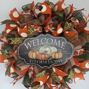 Fall wreaths,fall wreath,autumn wreath,harvest wreath,fall pumpkin wreath,fall door decor,fall decor,autumn decorations,Thanksgiving wreath