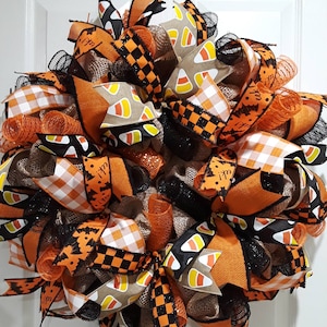 Halloween wreath,Halloween door wreath,Front door Halloween wreath,Halloween burlap wreath,Halloween wreaths,Halloween door decor,Burlap