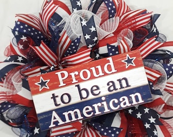 Patriotic wreaths,Patriotic wreath,Mesh patriotic wreath,Memorial Day decor,4th of July wreath,Veterans Day wreath,memorial,USA wreath,USA