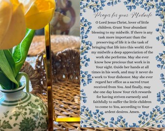 Prayer for your Doctor/Midwife printable