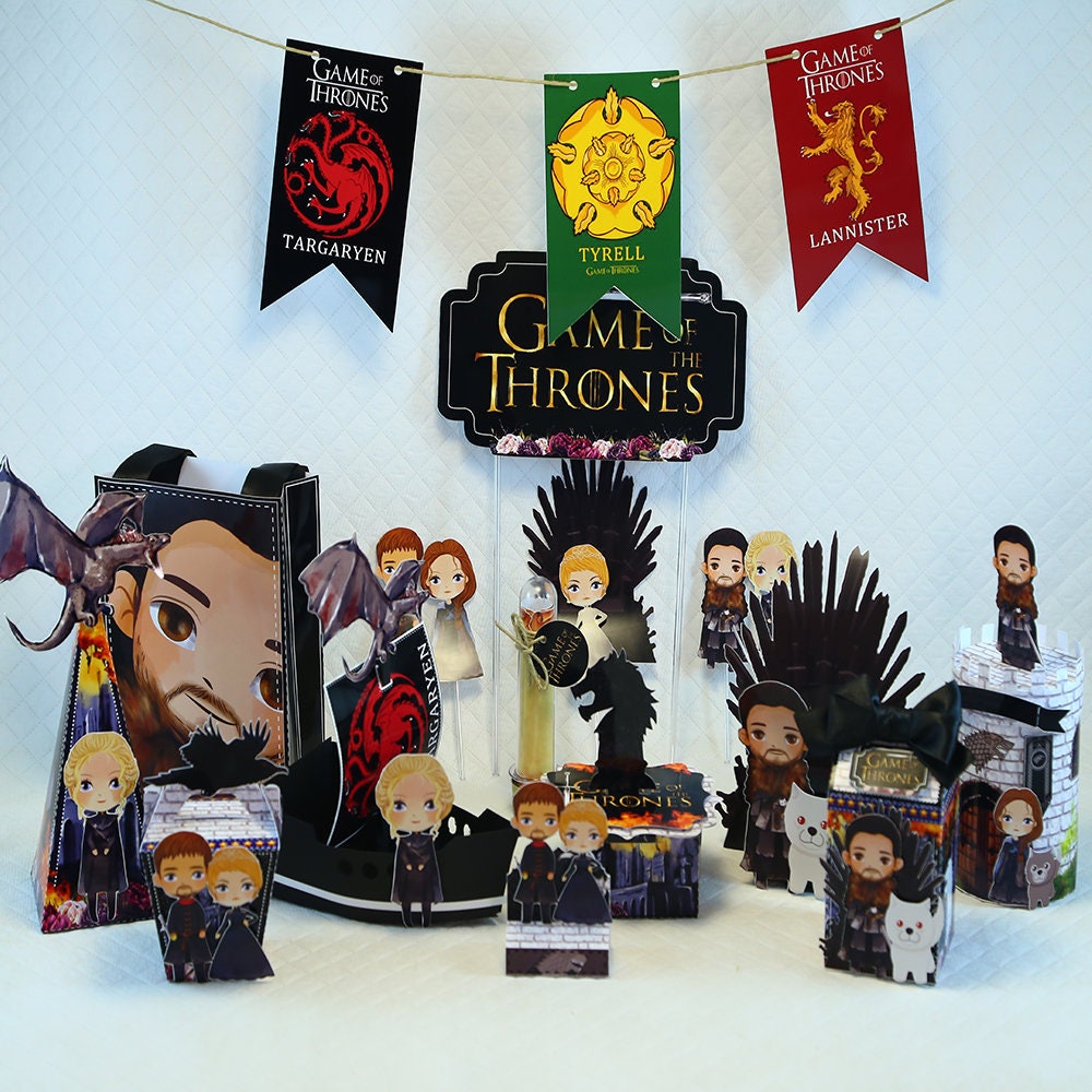 Game Of Thrones Party Printable Download Print Game Of Etsy
