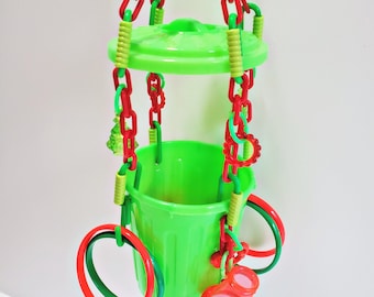 Christmas Hanging Trash Can- Christmas Sugar Glider Toy