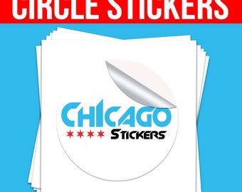 Custom Round Sticker - Etsy