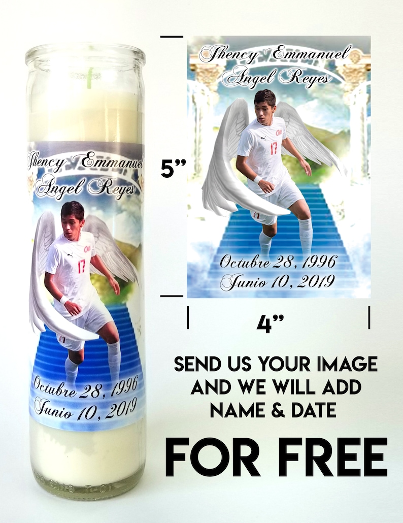 Custom Memorial Candles personalized Candle Custom Candle Etsy