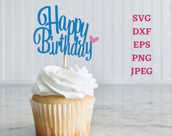 Download Cupcake Topper Svg Etsy