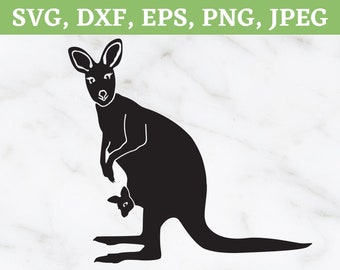 Download Baby Kangaroo Svg Etsy