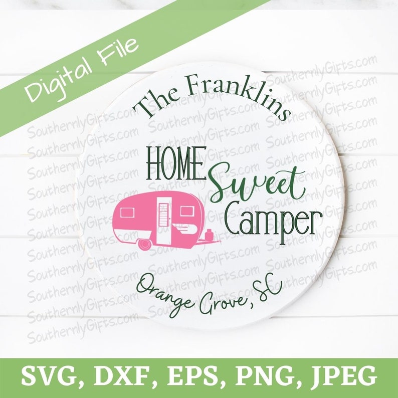 Camper SVG Home Sweet Camper SVG Retro Camper Svg Camper - Etsy