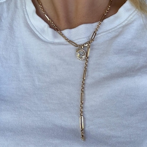 Heirloom Oval Halo Moissanite Pendant | Oval Bezel Set Necklace | Vintage Inspired Diamond Pendant | 14KT Gold Vermeil Gift for Her image 5