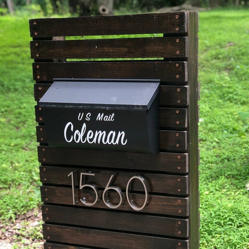 Custom Mailbox and Post Etsy