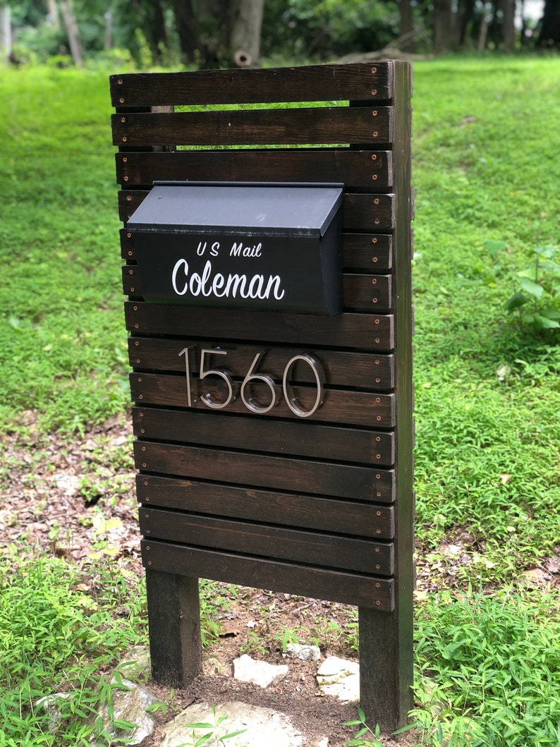 Custom Mailbox and Post Etsy