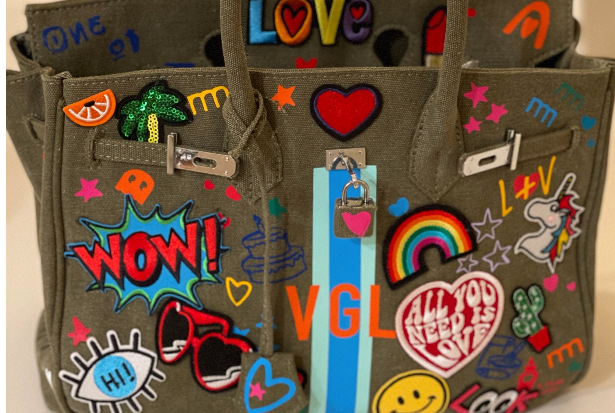 From graffiti to embroidery: Hermes Birkin bags customised by celebrities