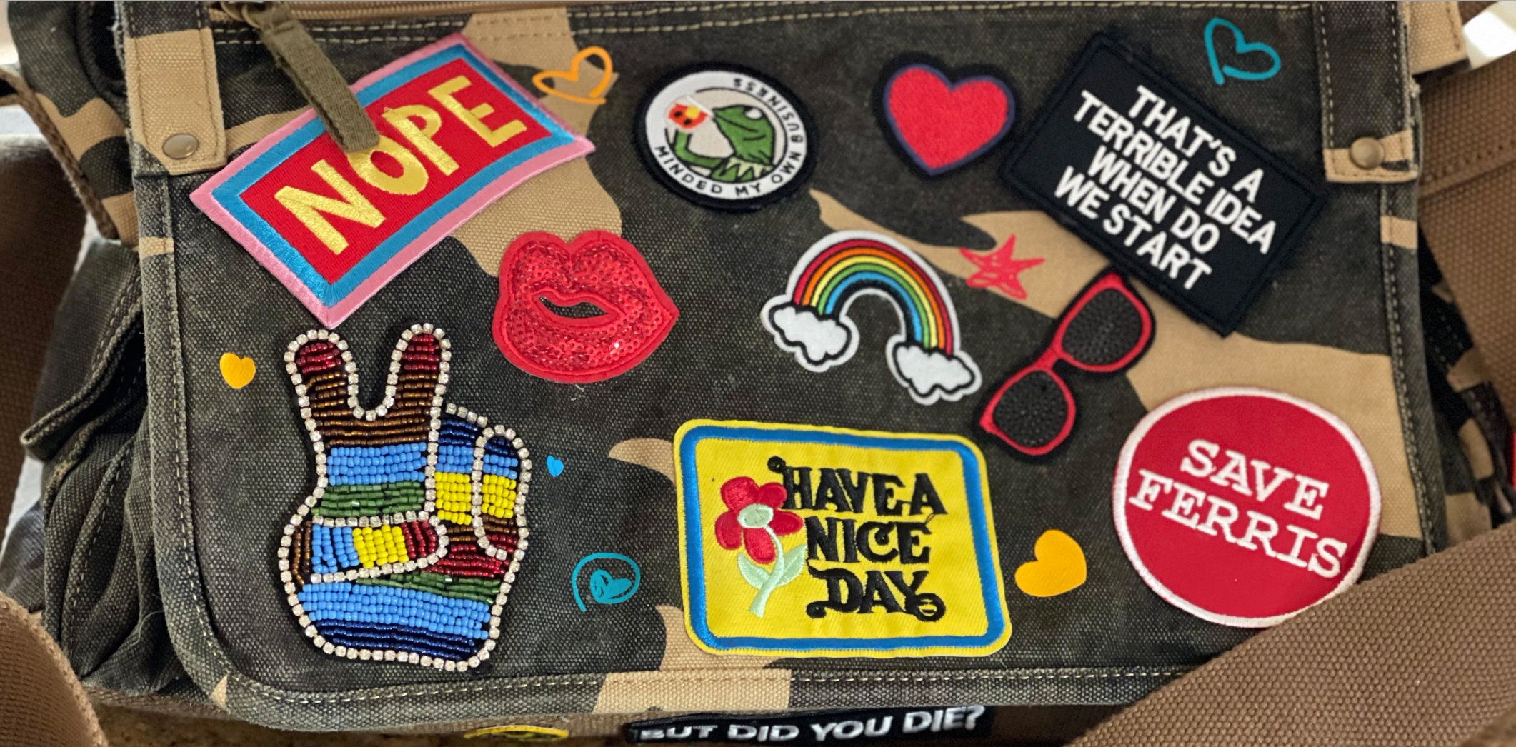 The Original One of a Kind Patch Bag 