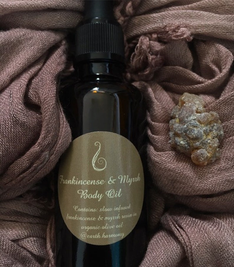 Frankincense & Myrrh Body Oil Etsy