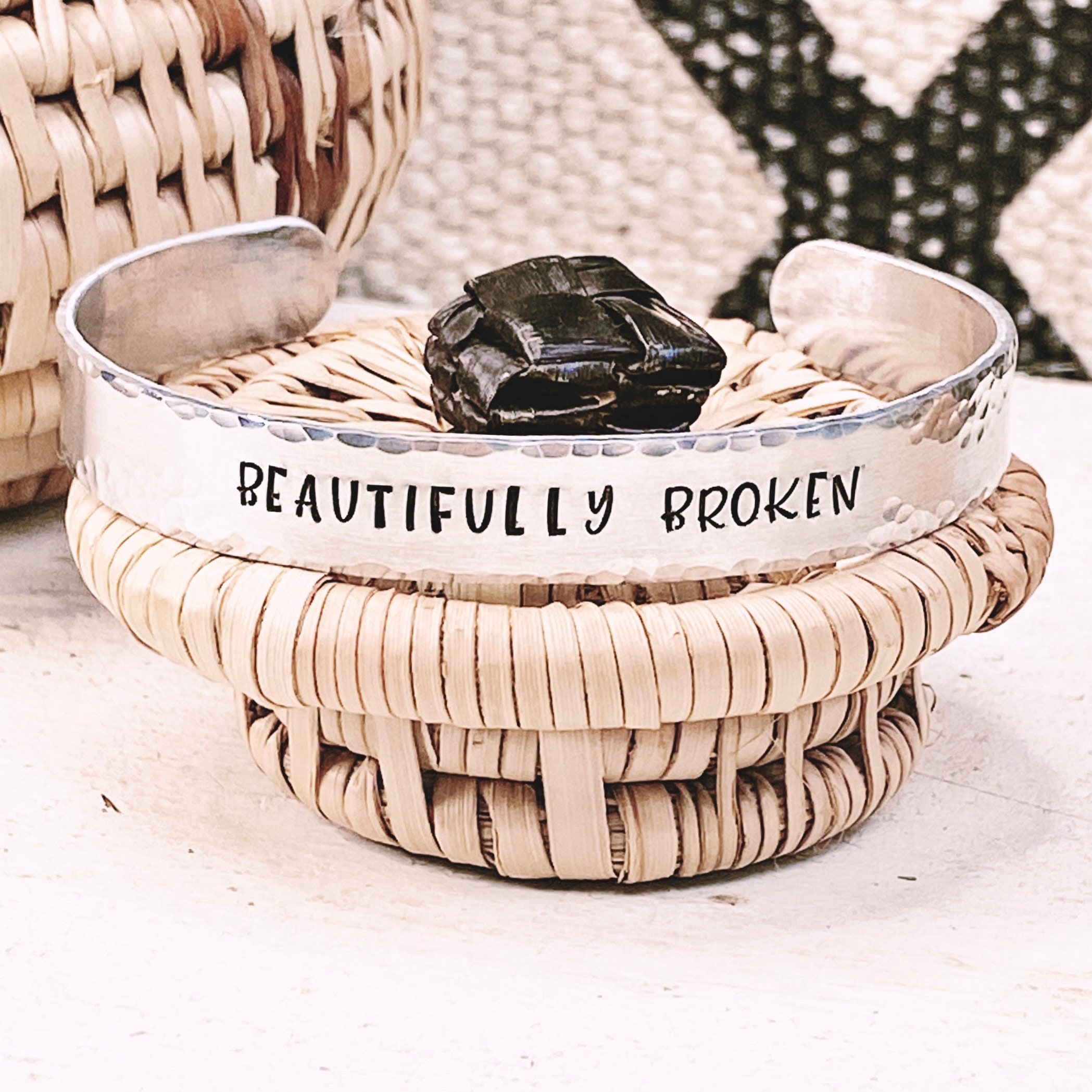 Beautifully Broken Cuff Bracelet Etsy