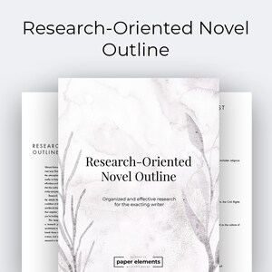 Research-Oriented Novel Outline
