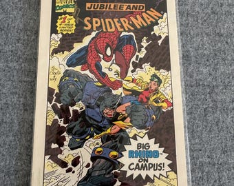 Marvel Comics Jubilee and Spider-Man Promo Card, Drake's Snack Cakes