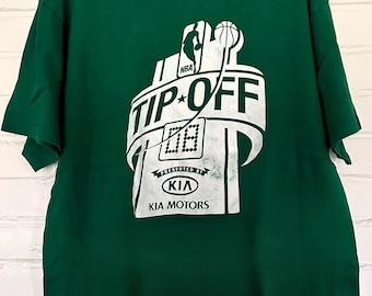 Camiseta vintage de los Boston Celtics 2008, talla XL, de algodón verde