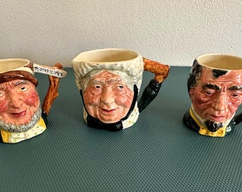 Taza vintage Lancaster Toby – Jarra con personaje pintada a mano, años 60