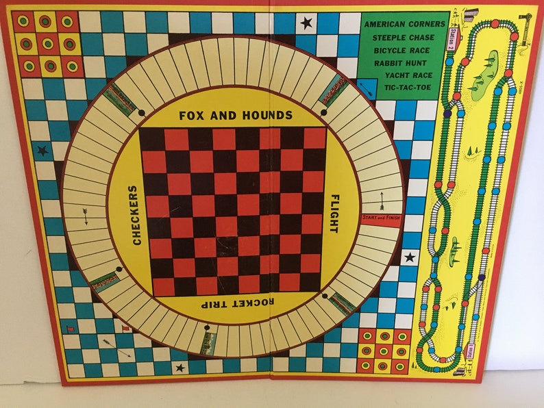 Combination Games by Milton Bradley 1968 Vintage Board Games Etsy