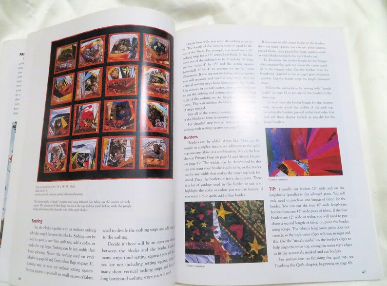 Crazy with Cotton Piecing Together Memories & Themes Quilting Book by Diana Leone image 4